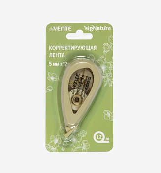 Корректирующая лента, deVENTE.sigNATURE, 5х12 мм, в картонном блистере, 4062509