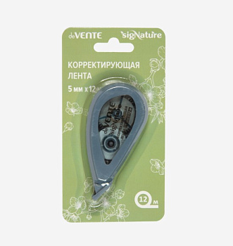 Корректирующая лента, deVENTE.sigNATURE, 5х12 мм, в картонном блистере, 4062511